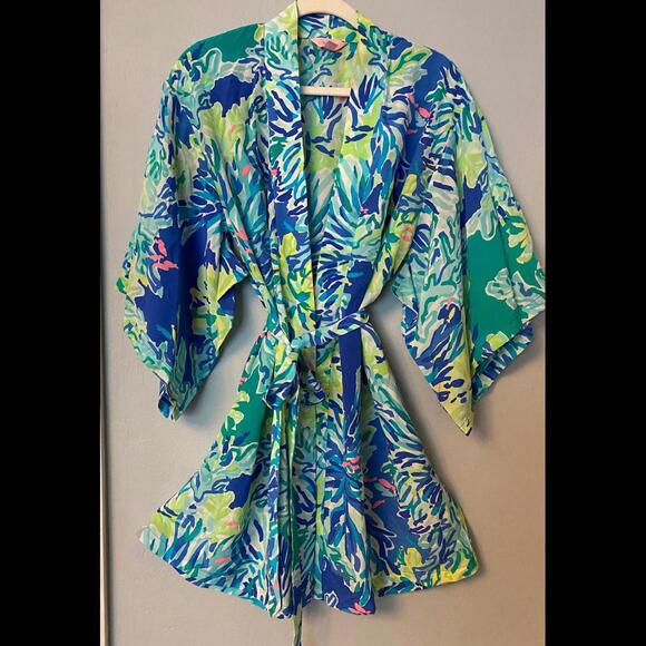 Lilly Pulitzer Other - Lilly Pulitzer Silk Robe